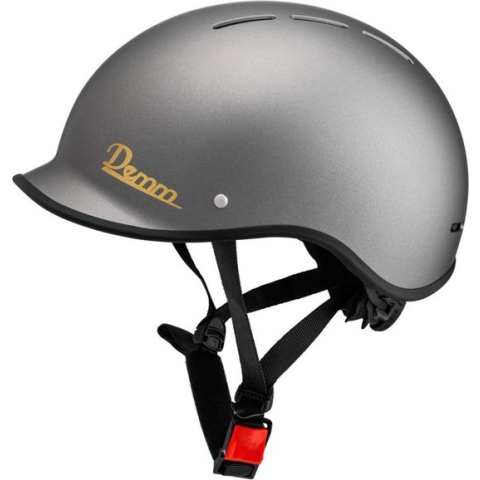 DEMM E-Rider Speed pedelec helm - Elektrische fietshelm - Snorscooter, Snorfiets, E-Bike, Step en Skate helm - vrouwen en mannen - M - Titanium - Gratis helmtas