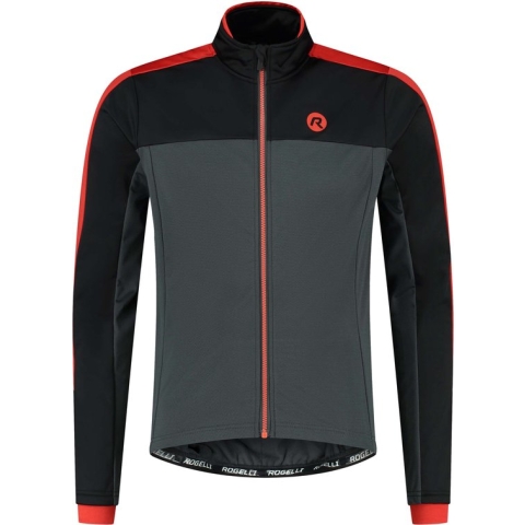 Rogelli Freeze Winterjack - Grijs/Rood - Maat L