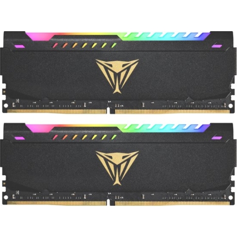 PVSR416G360C8K V4S Viper Steel RGB DIMM Kit, 16GB, DDR4, 3600MHz, CL18, BLACK HS