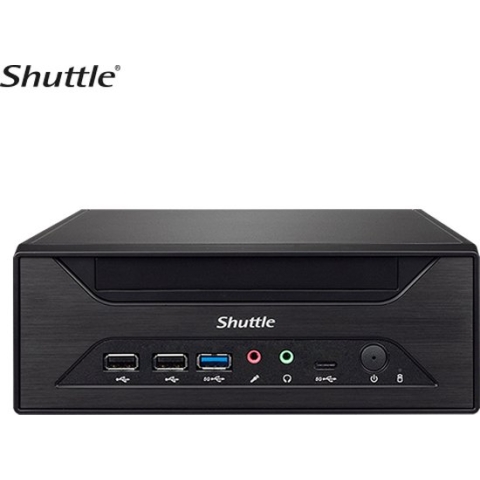 Shuttle XH610 XPC Slim Barebone, LGA1700, Intel H610, HDMI, DP, VGA, 2x COM, 2x LAN, 2x2.5", 24/7
