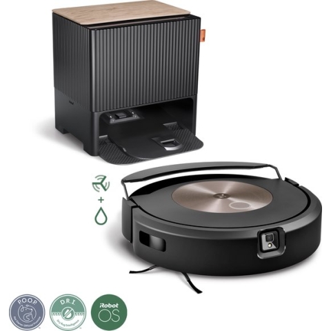 iRobot Roomba Combo j9+ Robotstofzuiger en Dweilrobot - Automatisch vul- en leegstation - Objectdetectie en vermijding - c9758
