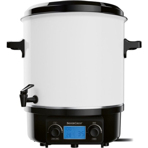 SILVERCREST® KITCHEN TOOLS Inmaakautomaat 1800W - Bruikbaar volume: 24 l - Temperatuur: 30/100 °C - Voor het inmaken en conserveren van jam, fruit en groenten