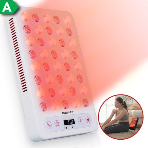 Curify® Infraroodlamp - Infraroodtherapie Lamp voor Spieren, Gewrichten en Humeur - 100% UV-blokkering - Collageen Lamp – Bevordert Bloedcirculatie– Fibromyalgie - Warmtelamp - Lichttherapie