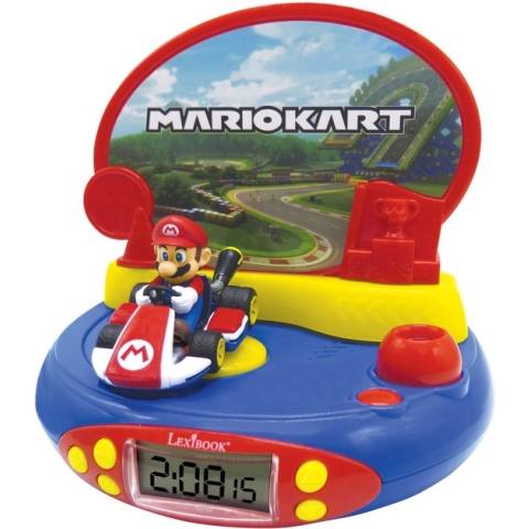 Radioklok Lexibook Mario Kart Projector met geluid