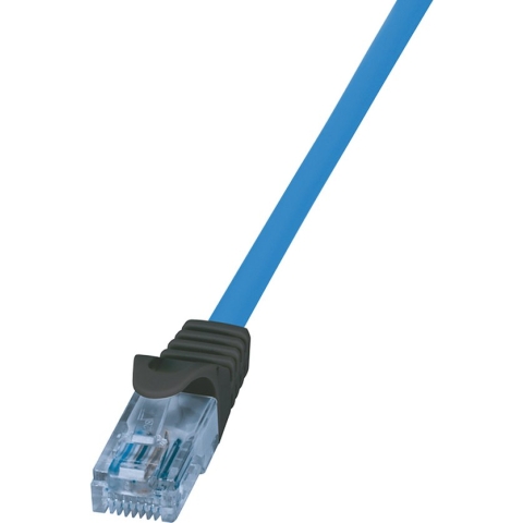 Patchkabel CAT6A U/UTP Premium blau 50.00m 10G/PoE