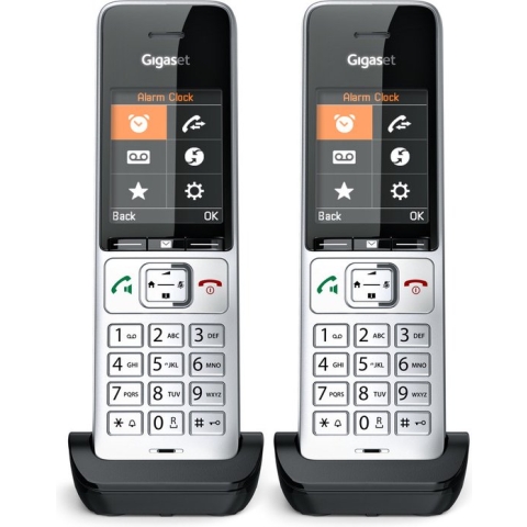 Gigaset COMFORT 500HX duo DECT-handset zwart/zilver