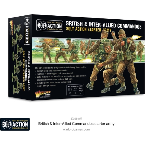 British & Inter-Allied Commandos Starter Army