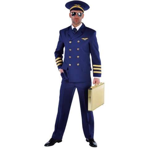 Magic Design Pilotenpak Heren Polyester Blawue Maat L