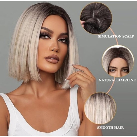 Pruik voor Dagelijks Party Cosplay Gebruik