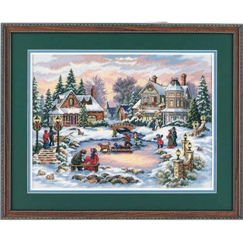 borduurpakket 8569 winterpret