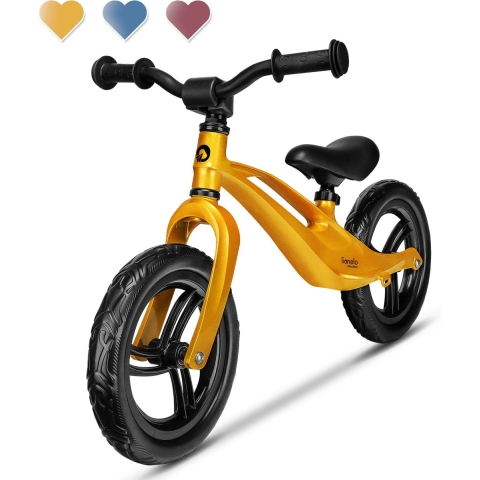 Lionelo Bart - Loopfiets - Unike magnesium frame– licht en duurzaam - Antislip hoes voor het stuur - Zeer licht van gewicht – 2,8 kg