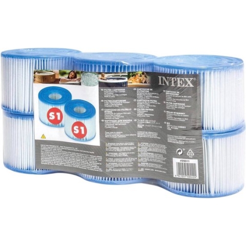 Intex S1 Filter 18 stuks  Pure Spa Filter opblaas bubbelbad jacuzzi