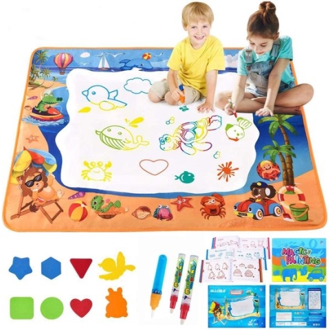 Ontwaak Creativiteit met de Aqua Water Doodle Mat voor Jongens en Meisjes van 1-6 Jaar!