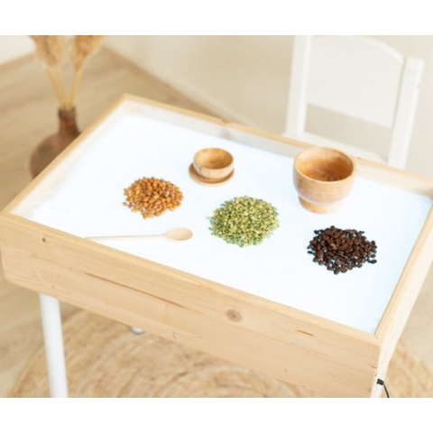 Zand speeltafel met licht 40x60