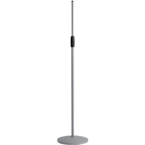 König & Meyer 26010 microstatief rondvoet grijs Soft Touch - Microfoonstandaard