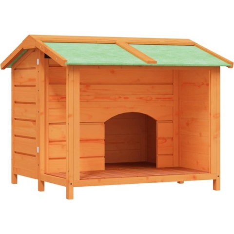 vidaXL-Hondenhok-96x87x80,5-cm-massief-grenenhout-bruin