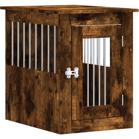 vidaXL-Hondenbench-45x62x59-cm-bewerkt-hout-gerookt-eikenkleurig