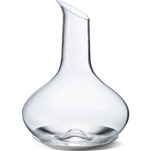 Georg Jensen Sky Decanteerkaraf - Ø 19,5 cm - 750 ml - RVS/Glas