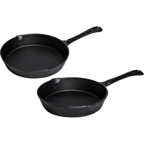 Gietijzeren skillet pan combi set Smokin' Flavours