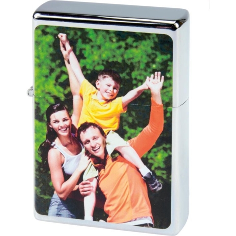 Benzine aansteker met foto in kleur !