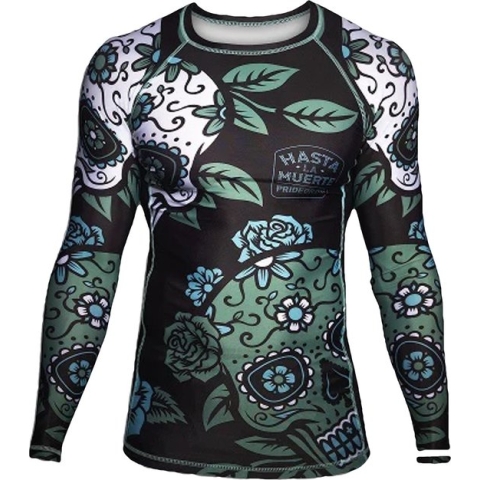 PRiDE or DiE Hasta La Muerte Until Death Rash Guard maat M