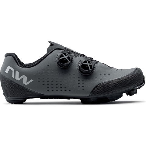 Northwave Rebel 3 Mountainbike Schoenen  Fietsschoenen - Maat 43 - Unisex - grijs/zwart