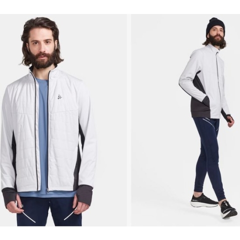 Craft - Heren - ADV Charge Warm Jacket - Sportjas - Grijs - Maat M