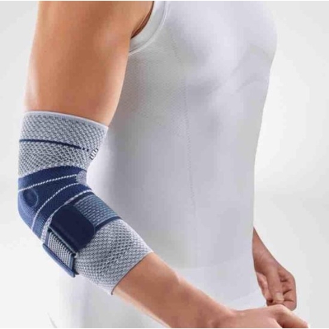 Bauerfeind EpiTrain Elleboogbrace - 1 - Universeel - Grijs
