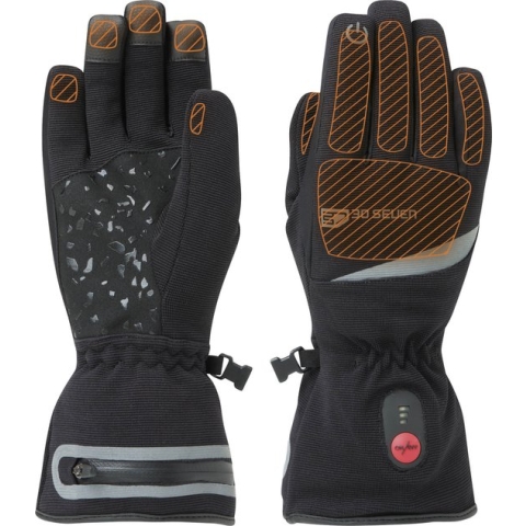 30seven | Verwarmde fietshandschoenen voor heren en dames met Batterij | Waterproof | Touchscreen tip | S