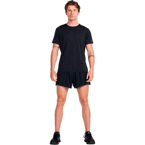 2xu Light Speed Tech T-shirt Met Korte Mouwen Zwart 2XL Man