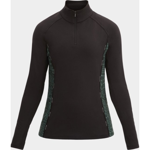 Röhnisch Jane thermo half zip - Green Crocco - Maat XXL