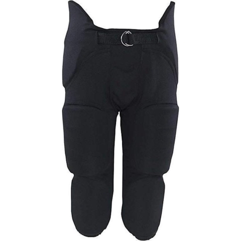 MM - NFL - American Football - Broek Met Geïntegreerde Pads - 7-Pads Model - Zwart - Volwassenen - Medium