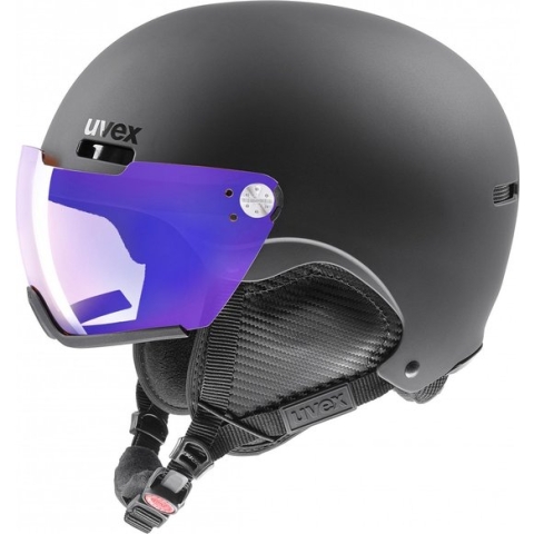 Uvex HLMT 500 Vario skihelm met vizier zwart
