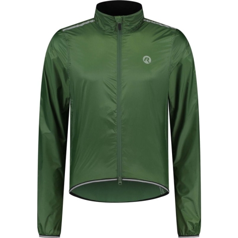 Rogelli Essential Regenjas - Fietsregenjack - Heren - Legergroen - Maat L