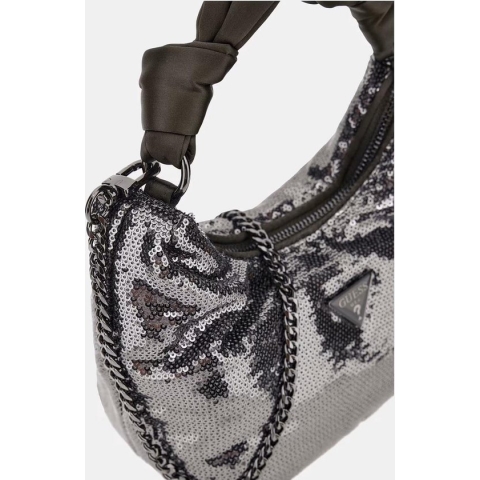 Guess Handtas Velina Mini Hobo HWXM8765020PEW