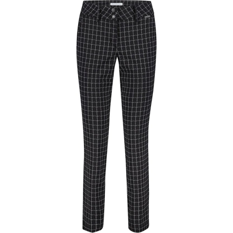 Red Button Broek Diana Fancy Check Srb4115 1 Black Dames Maat - W34
