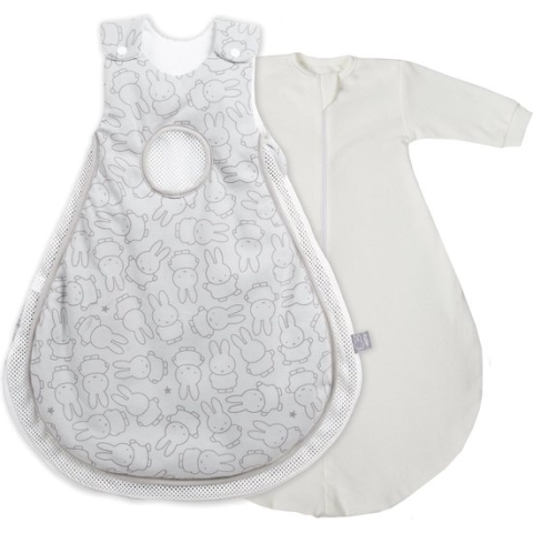 Nijntje Slaapzakken Junior 82 Cm Katoen Grijs/wit 2-delig