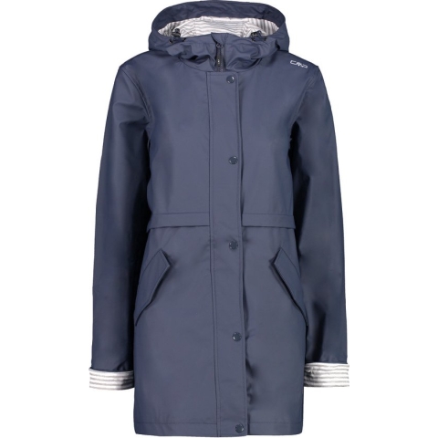 Cmp Regenjas Dames Polyurethaan/polyester Donkerblauw Maat 38