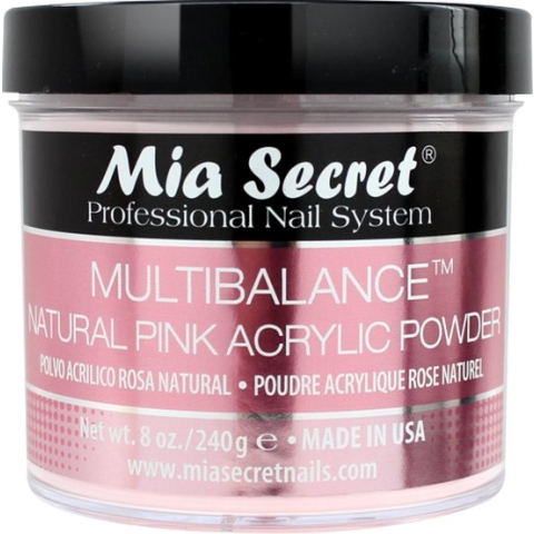 Acryl Poeder Natuurlijk Roze 240ml.