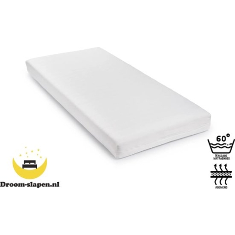Matras - junior/baby/peuter matras koudschuim 70x160 12cm - Medium - Anti allergische Bamboo tijk