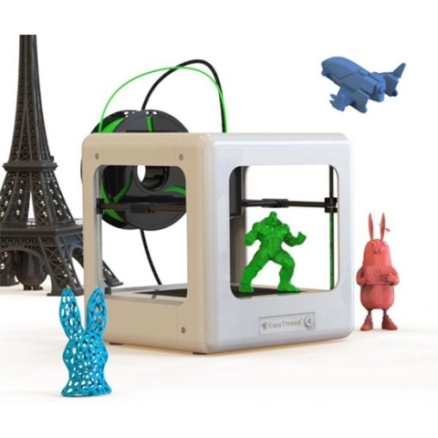 3D&Print 3D-Printer Easythreed Nano - 3D Printing Starterspakket voor Beginners en Kinderen - Incl. PLA Filament - Mini Printer - Single Extruder - 1.75 mm filament - Hoge Printaccuratie 0,1 - 0,2 mm - FDM Printtechnologie