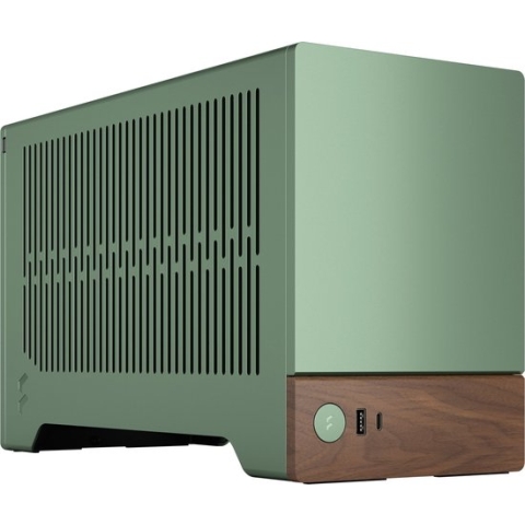 Fractal Design Terra - Small Form Factor (SFF) - Groen - Mini-ITX - Aluminium - Hout