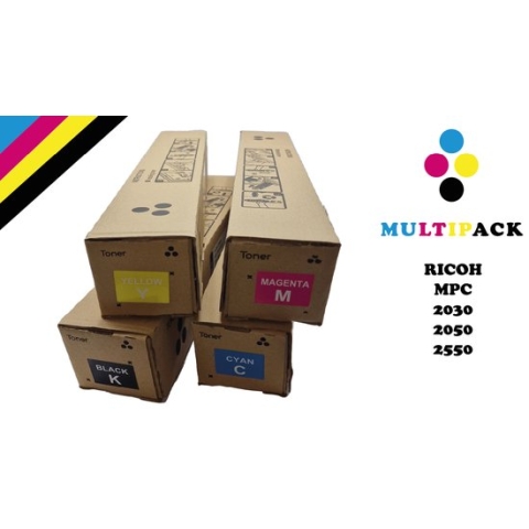 Multipack Toner Ricoh MP C2030 / 2530 / 2050 /2550  BK/C/M/Y – Compatible