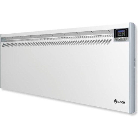 Eldom convector elektrische verwarming 2500Watt 434x1366mm met elektronische instelbare thermostaat