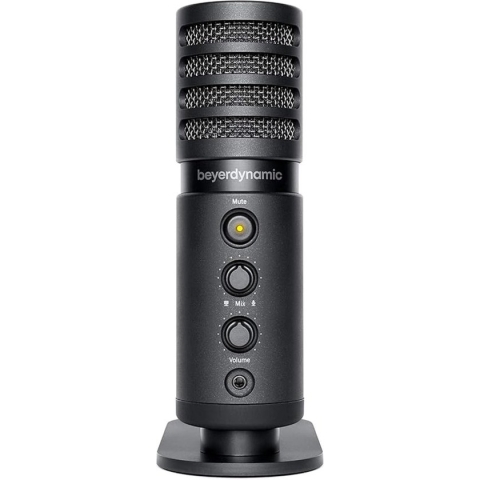 microphone - Podcast Microphone voor Podcasting, Gaming, Live Streaming & Opname, Ingebouwde Koptelefoonuitgang