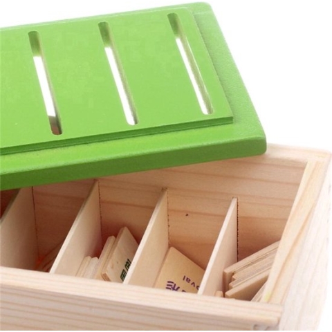 Velox Montessori Sorteer Peuters, Kinderen Onderwijs 1 Sorteerdoos, 80 Mini Sorteerkaarten
