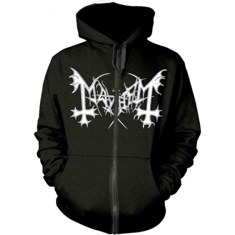 Mayhem Vest met capuchon -XXL- De Mysteriis Dom Sathanas Zwart