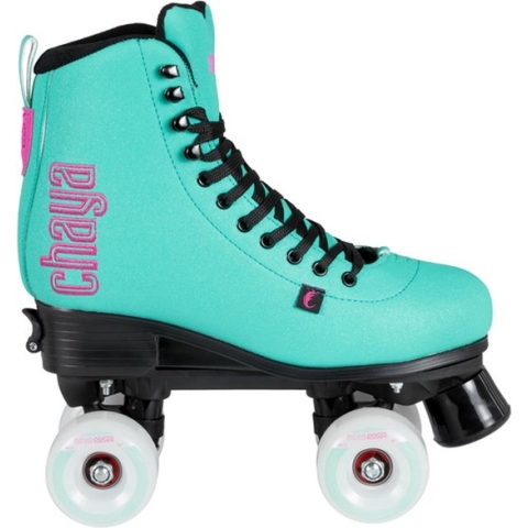 Chaya Rolschaatsen - Maat 39-42Kinderen - blauw/rozee/zwart