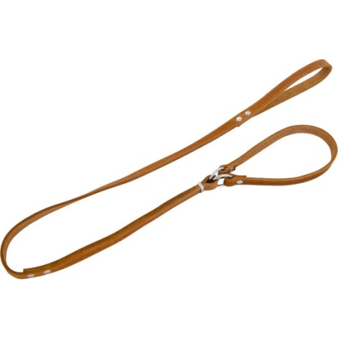 Jack And Vanilla - Halsbanden - Vetleder Sliplijn - Cognac - 16mmx148cm 46/7215