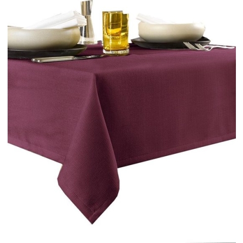 De Witte Lietaer Gibson Tafelkleed ø210 cm polyester Grape Wine